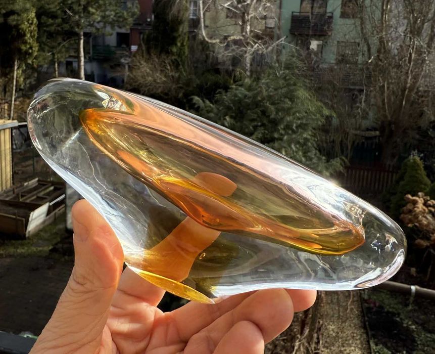 Popielniczka Rozinek Nový Bor Czechosłowacja vintage