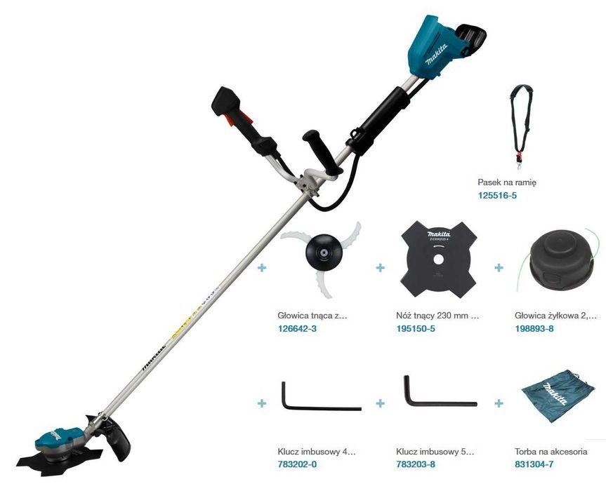 Makita DUR368AZ Podkaszarka z silnikem bezszczotkowym LXT