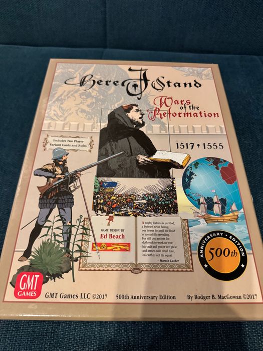 Here I Stand 500th Anniversary Ed. — GMT, wargame CDG
