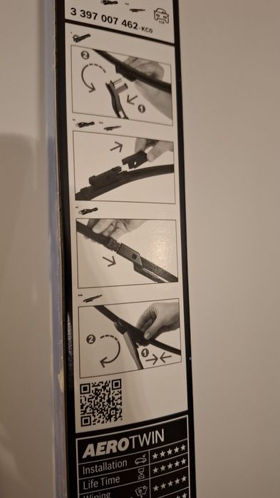 Escovas limpa vidros bosch AM462S