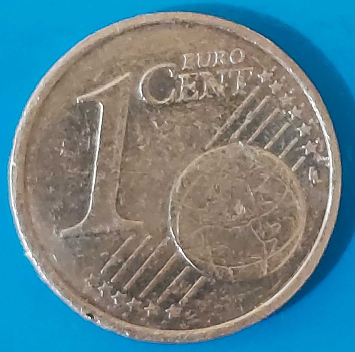 1 Cêntimo de 2002 letra G da Alemanha