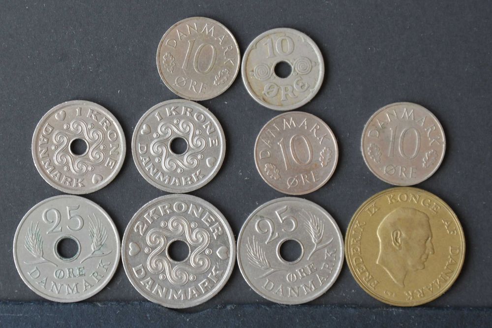 Dinamarca lote com 10 moedas - olx X10168