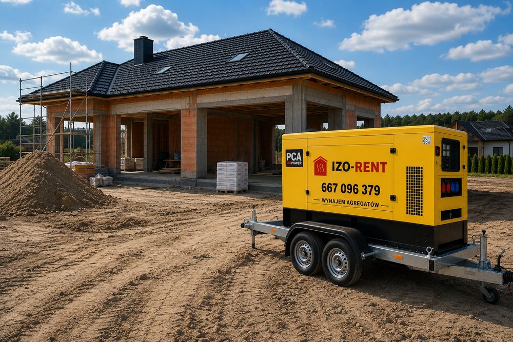 Wynajem agregatów prądotwórczych | Agregaty 2–200 kVA | Dostawa