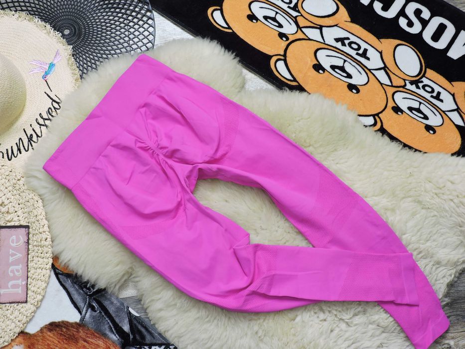 Legginsy push up active fuksja r M