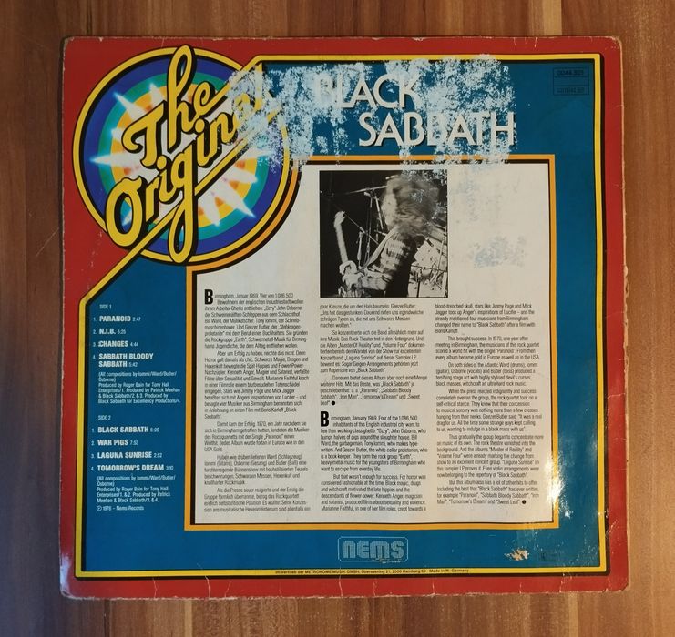 Black Sabbath - vinyl