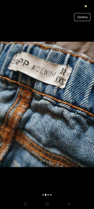 Joggery Cropp jeansy xxs