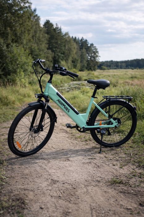 Rower elektryczny MileCity 1 miętowy NOWY 36V 12Ah do 100 km