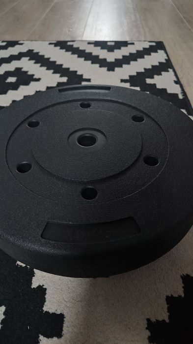 Obciążenie bitumiczne talerz 1 x 15kg na gryf hantle