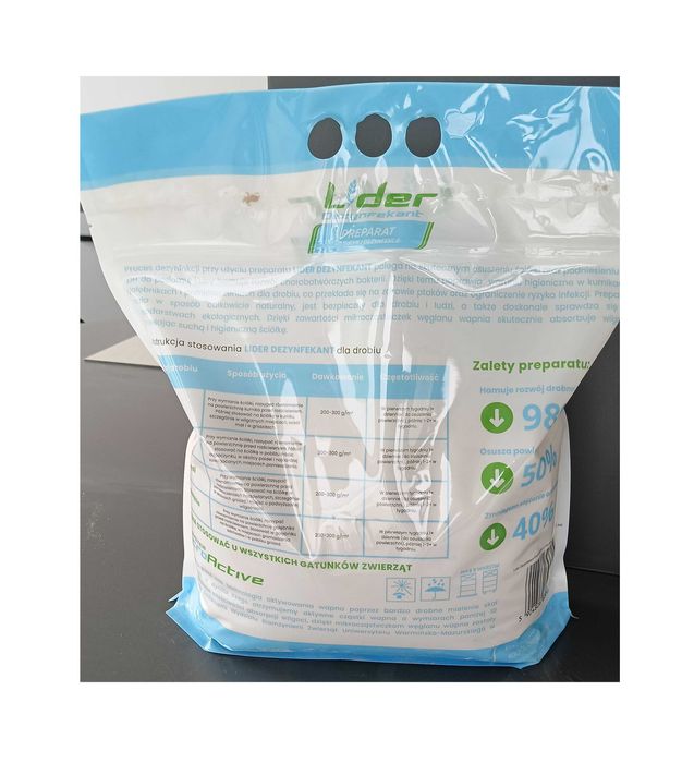 Posypka dla kur, posypka dla ptaków do kurnika, osusza słomę w kurniku