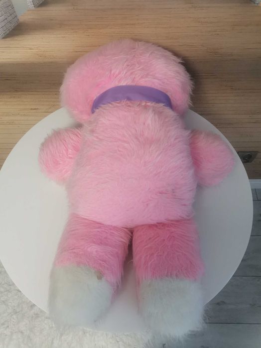 Różowy misiek duży, maskotka, pluszak.