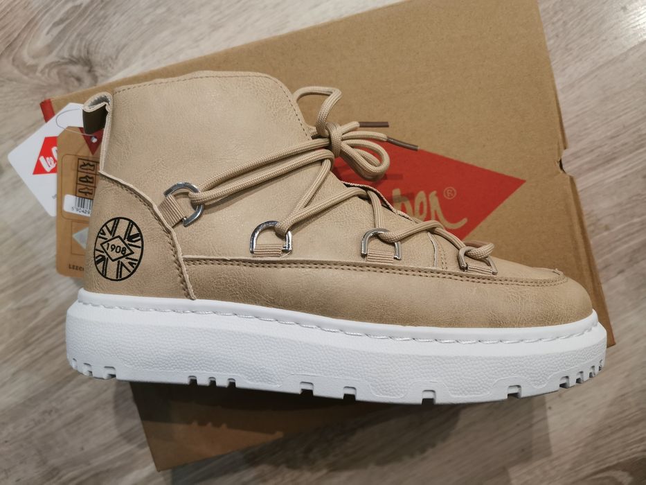 Buty, botki Lee Cooper rozmiar na metce 39 ale rzeczywisty 40