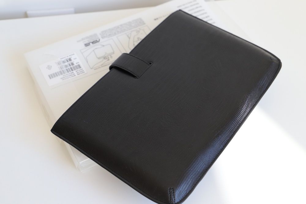 Mala portátil Asus Index 10 Sleeve em pele preta
