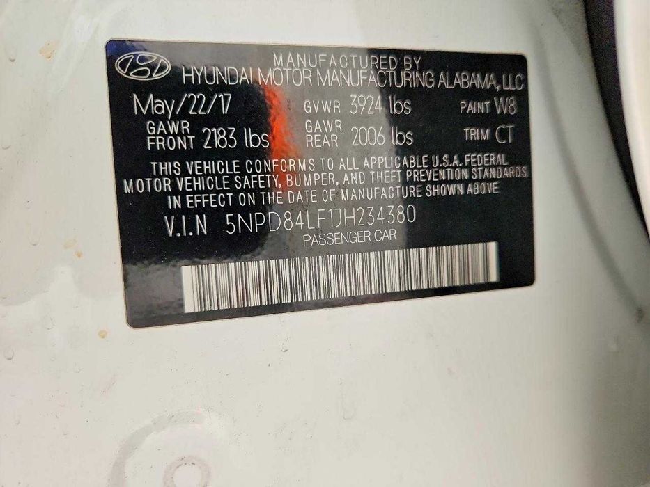 Hyundai Elantra SEL 2018
