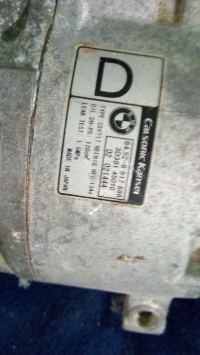 compressor ar condicionado bmw