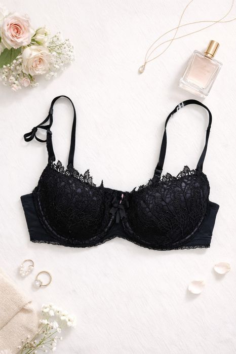 Biustonosz usztywniany 75B czarny