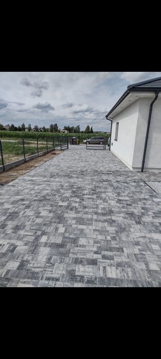 Układanie kostki brukowej, mycie kostki brukowej,impregnacja