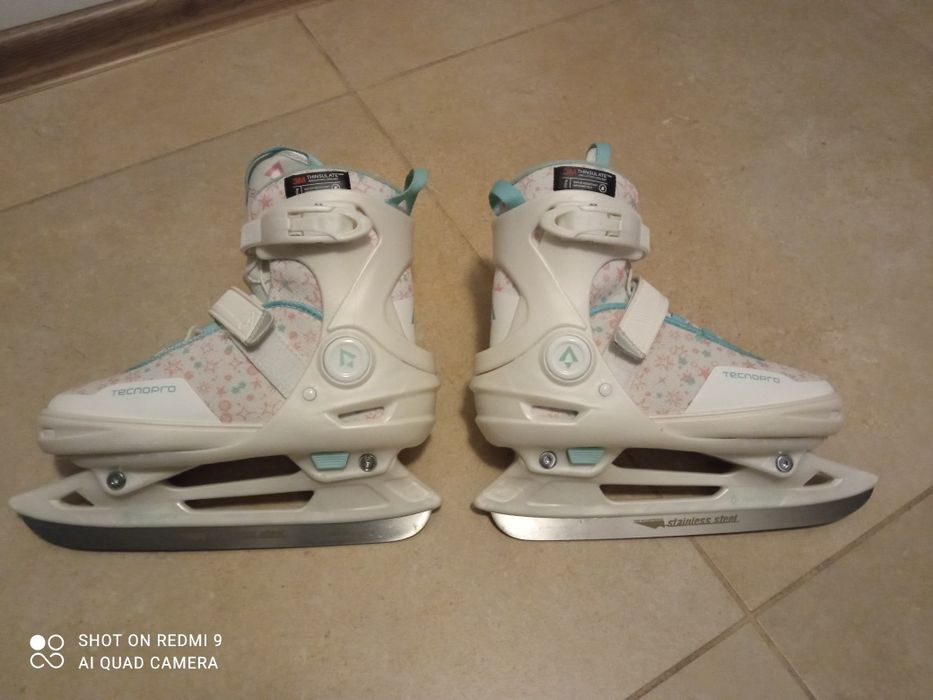 Łyżwy dziewczęce 37-40