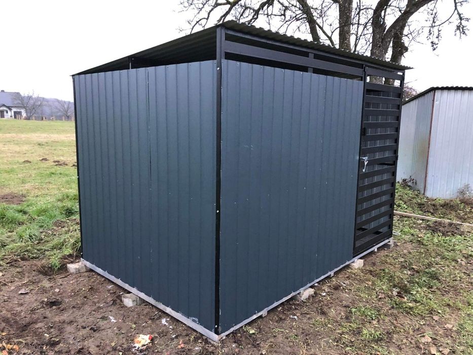 Wiata na śmieci ,śmietnik ,schowek ogrodowy , kojec