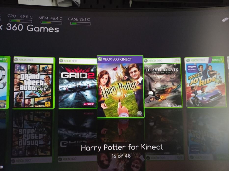 Cały zestaw Xbox 360 z grami.