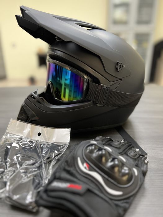 + 3 Подарунки Мото Шлем Шолом S M L XL Мотокросс Квадроцикл DOT