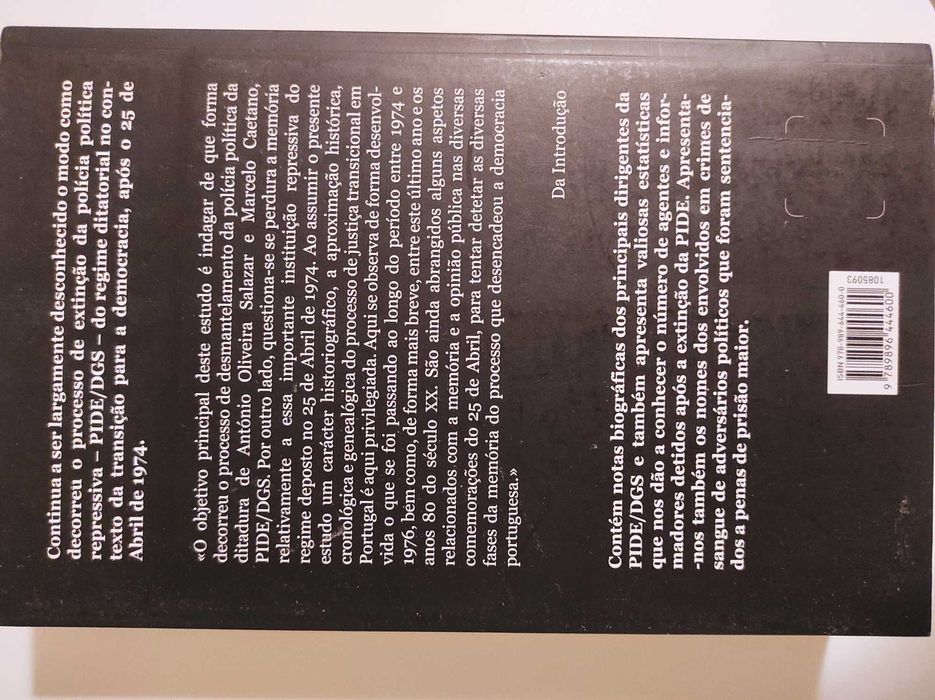 Livros PIDE/Estado Novo/Salazar