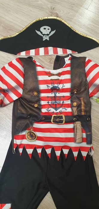 Strój pirata, rozmiar 98