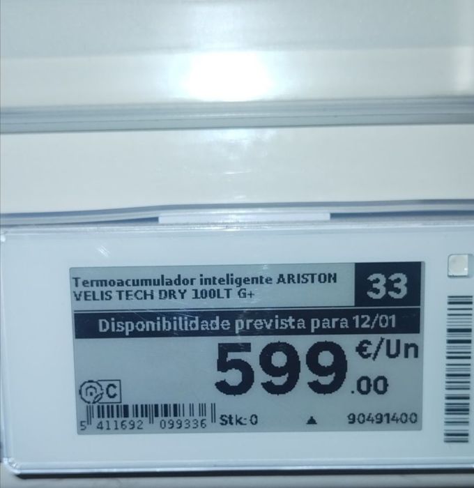 Termoacumulador  Ariston Velis  Tech Dry 100L