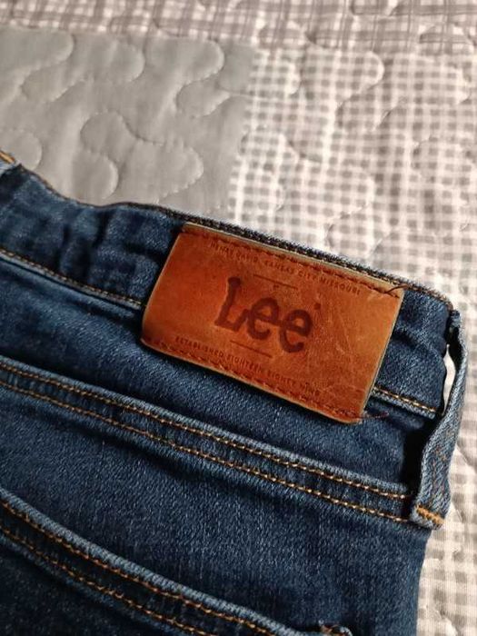 Jeansy rurki spodnie skinny Lee 28/33