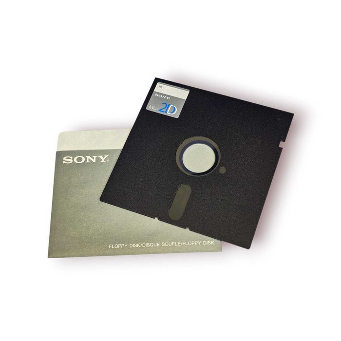 Conjunto 10 Disquetes Sony MD-2DD 5,25″ (130 mm) – Caixa Original Completa