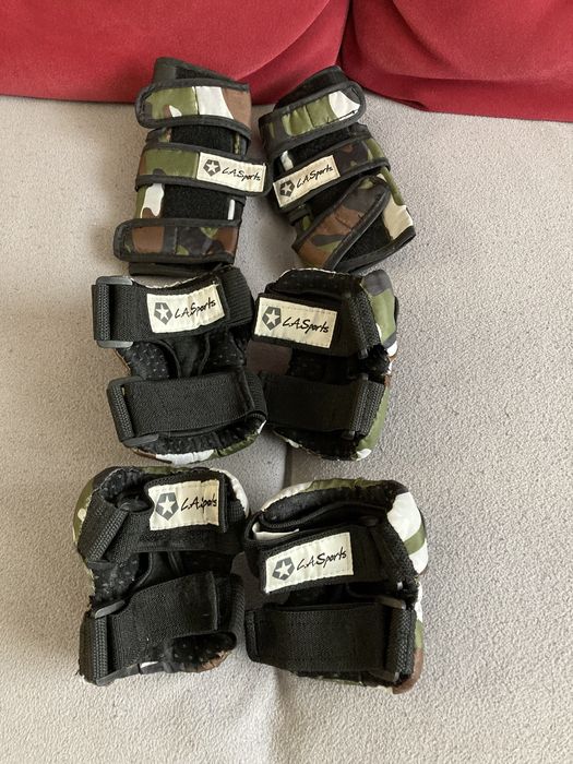 Ochraniacze na kolana, łokcie, nadgarstki