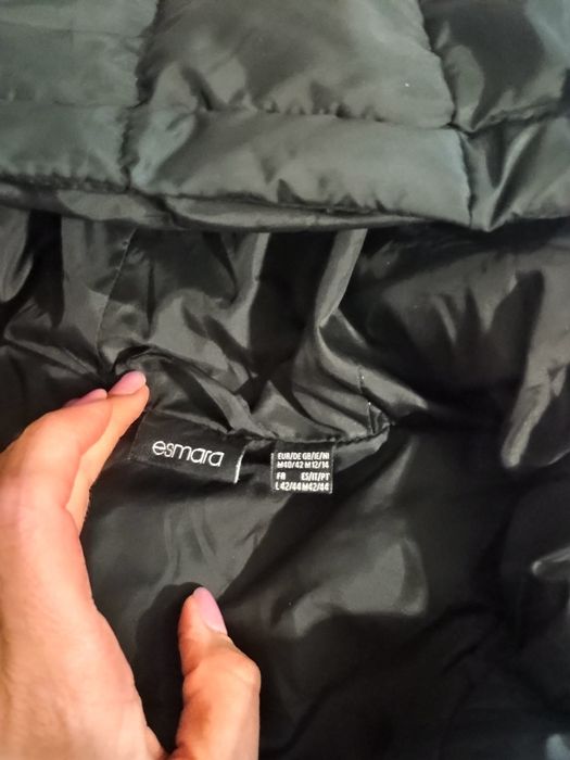 Ciepła kurtka czarna