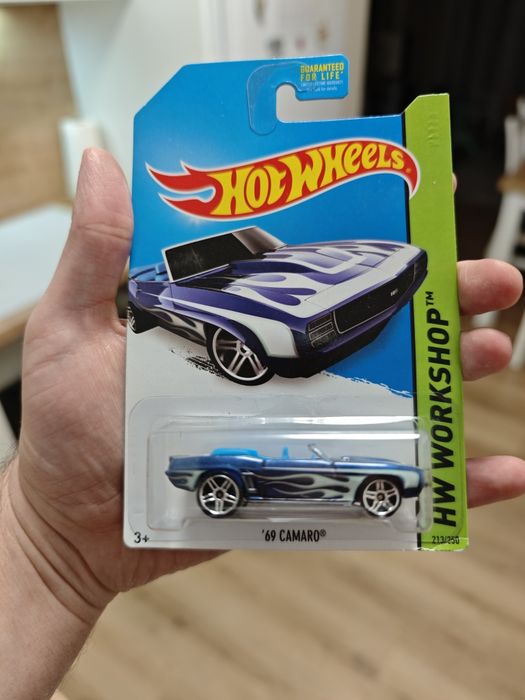 Hot wheels '69 Camaro hw workshop rocznik 2013