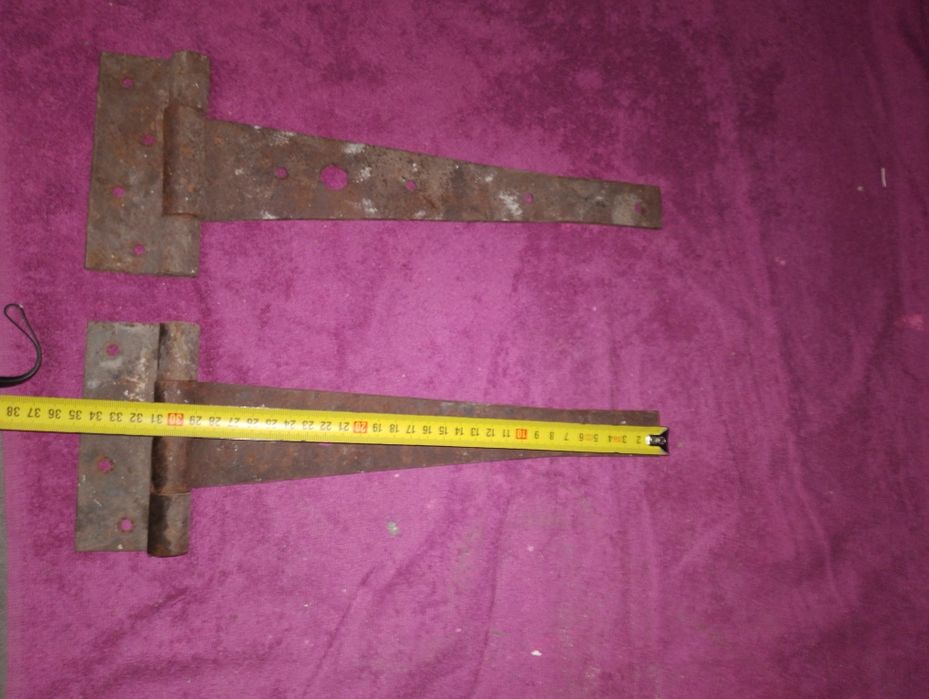 Zawiasy metalowe masywne 35x13