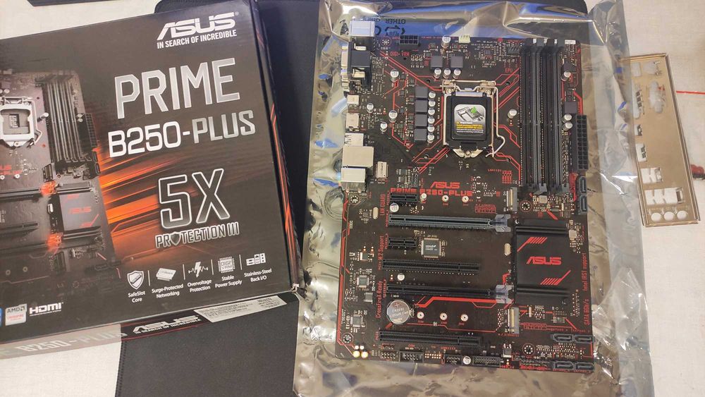 Материнська плата Asus prime b250-plus s1151