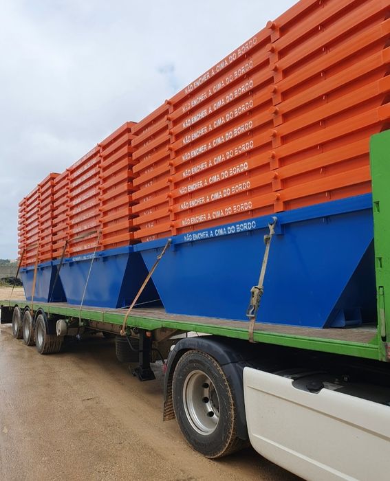 CONTENTORES p/recolha de todo o tipo de entulho e resíduos de obras