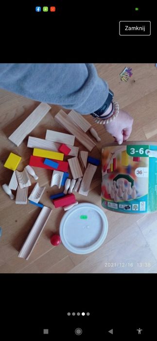 Klocki drewniane sorter kulkodrom  Nowe