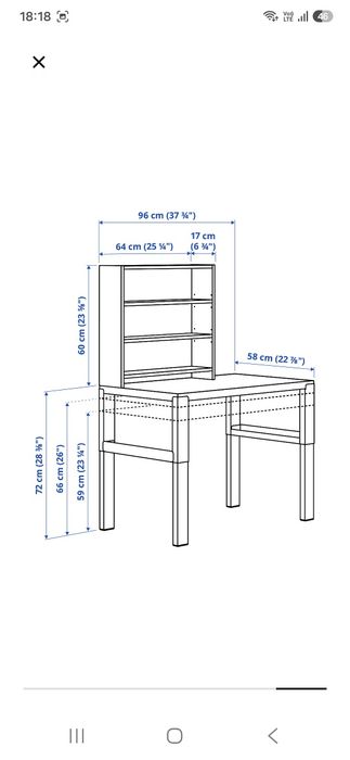 IKEA Pahl biurko