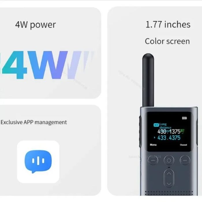 Xiaomi walkie talkie 2s комплект 2 шт