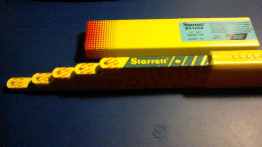 Starrett Folhas serrote manuais Bimetálicas 300mm 24T BS1224 (NOVO)