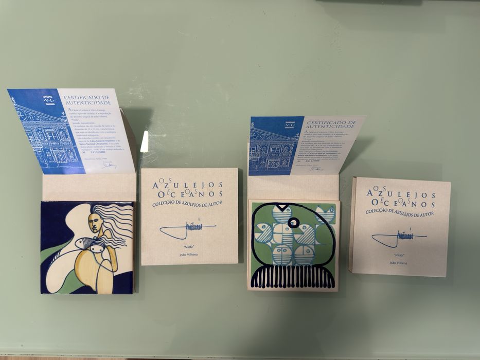 Azulejo João Vilhena - Ninfa