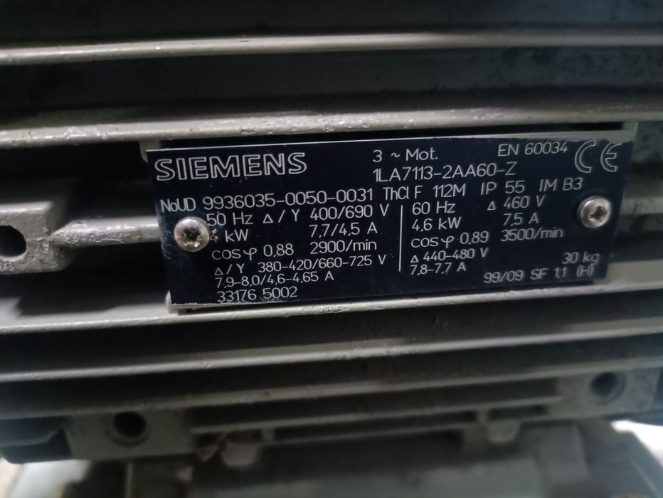 Електро двигун сіменс  2.2кВт