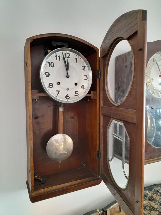 Relógio de Parede da Reguladora - anos 40/50 funciona Top