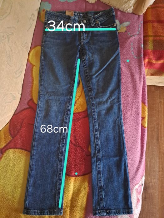 Spodnie jeans dziewczęce