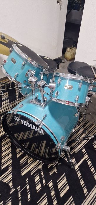 Bateria Yamaha Rydeen e Conjunto Evans Soundoff