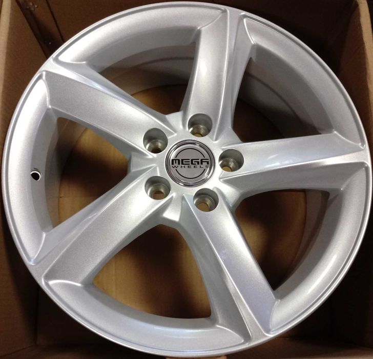 4× Felga alu Mega Wheels Tigera Silver 7.0" x 16" 5x112 ET47 / 208