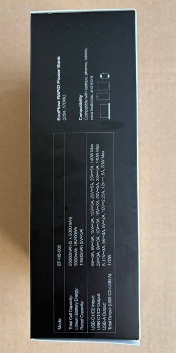 Powerbank EcoFlow RAPID 25000mAh