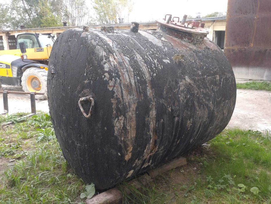 Zbiornik metalowy stalowy beczka