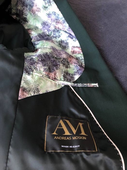 Костюм чоловічий andreas moskin темно-зелений розмір 56