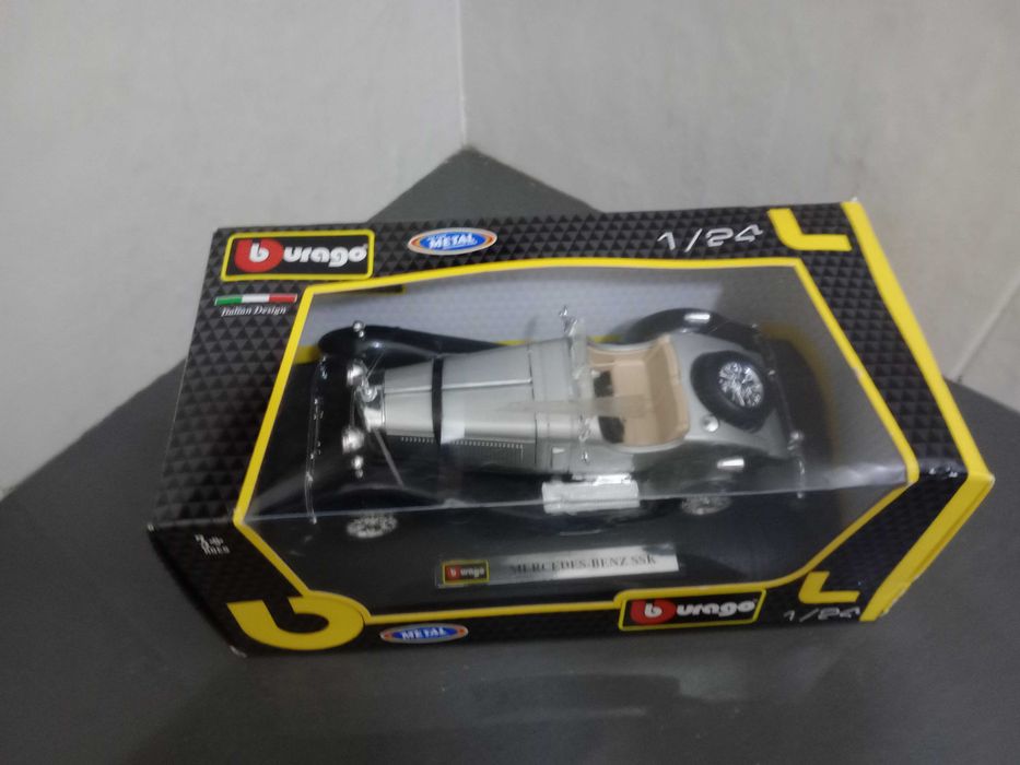 Brinquedo Coleção Carro Mercedes Bunz SSK Escala 1/24 Burago