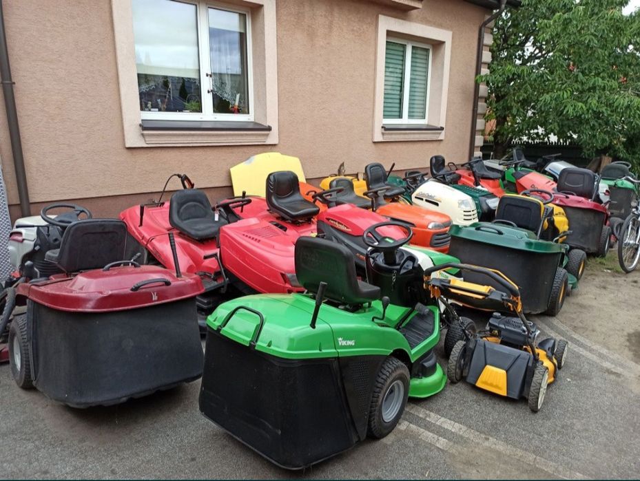 Traktorek kosiarka Husqvarna Honda Castelgarden John Deere z koszem